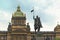 Saint Wenceslas Statue and Prague National Museum