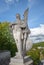 Saint Wenceslaus Statue at Cloak Bridge of Cesky Krumlov Castle - Cesky Krumlov, Czech Republic