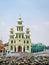 Saint Xavier Church with blue sky background in Kanyakumari, Ind