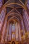 Sainte Chapelle, Paris with stained glasses windows