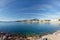 Sainte Maxime Beach and famous bridge - French Riviera