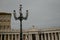 Saints Statues atop of St. Peter`s Square Colonnade, Vatican, Italy