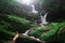 Saithip waterfall in Phu Soi Dao National Park