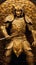Saka warrior in a golden suit, V-VI century BC.
