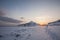 Sakhalin mountains and winter
