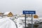 Sakrisoy fishing village on Lofoten islands in Norway during win