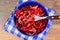 Salad of Beets and Carrots with Sauerkraut, Spices