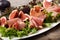 Salad with prosciutto