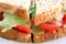 Salad Sandwich on Wholegrain Bread