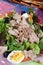 Salad with tuna and anchovies