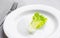 salad on a white plate, diet, proper nutrition, figure, green lettuce leaf, natural product