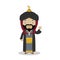 Saladin cartoon character. Vector Illustration.