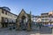 Salado Monument at Oliveira Square, in historic centre of Guimaraes, Portugal.