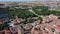 Salamanca, Cathedral. Historical City, Spain. 4K Aerial Skyline Drone View, 21 august 2023