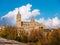 Salamanca cityscape at sunny autumn day