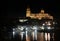 Salamanca at Night - Iron bridge with Cathedral