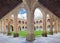 SALAMANCA, SPAIN, APRIL - 17, 2016: The atrium of Colegio Arzobispo Fonseca