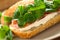 Salami, Cream Cheese and Watercress Sandwich