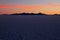Salar de Uyuni, salt lake, Bolivia, sunset