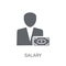 Salary icon. Trendy Salary logo concept on white background from