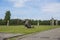 Salaspils, Latvia - June 19, 2019: Monuments at Salaspils Memorial Ensemble. Memorial is located on the former place of Salaspils