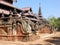 Salay of Sale, Monastery with carvings, Central Myanmar, Burma