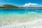 Salda Lake, Burdur, Turkey. Salda Lake became famous as Maldives of Turkey with white sand