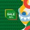 Sale banner 2023 Abstract Conmebol Copa America Colombia Argentina, Brazilian flag. Summer Soccer Competition World Brazil pattern