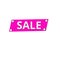 SALE BANNER Pink stock photos.