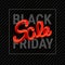 Sale. Black friday. Start shopping banner design template. Sale vector 3D word, liquid letters. Vector illustration