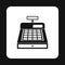 Sale cash register icon, simple style