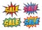 Sale comics bubbles