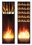 Sale fire banners