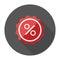 Sale flat vector design. Label percent icon. sale discount illustration - graphic price