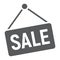 Sale glyph icon, e commerce and marketing