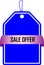 Sale offers round shape colorful design banner