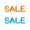 Sale Origami Style Sign. Vector