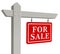 For sale real estate sign