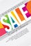 Sale shopping background and label for business promotion