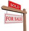 For sale and sold sign