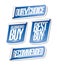 Sale stickers - recommended, best buy, recommended buy, our choice