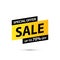 Sale tag. Special offer, big sale, discount, best price, mega sale banner. Shop or online shopping. Sticker, badge, coupon, store