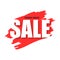 Sale today only flat icon