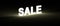 SALE word design glow in the dark letters