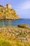 SALENTO. Bay Porto Selvaggio:in the background Dell\'Alto watchtower.ITALY (Puglia).