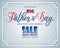 Sales of Father`s day, commercial events