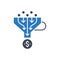 Sales Funnel Vector Glyph Icon