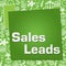 Sales Leads Business Symbols Texture Green Squares