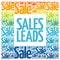 Sales Leads words cloud