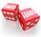 Sales Leads Words Red Dice Gambling New Business Customers